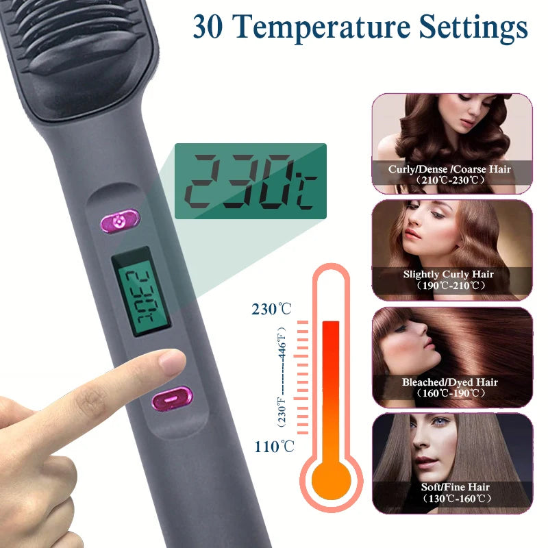 Hair Straightener Brush