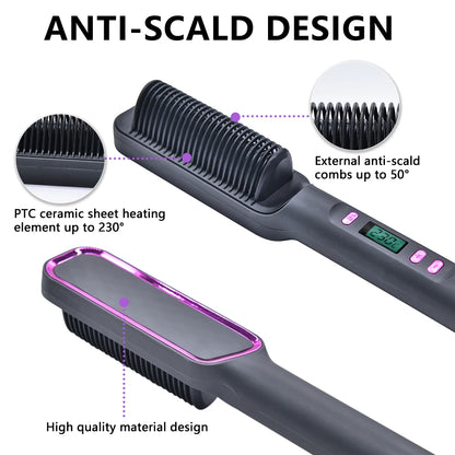 Hair Straightener Brush